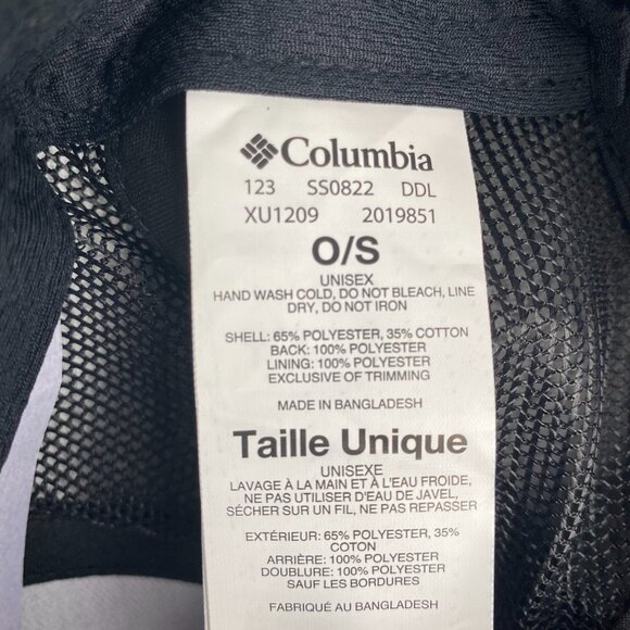 Columbia Sportswear Trucker SnapBack Hat Cap Black Mountains Adult,One Size - Picture 7 of 10